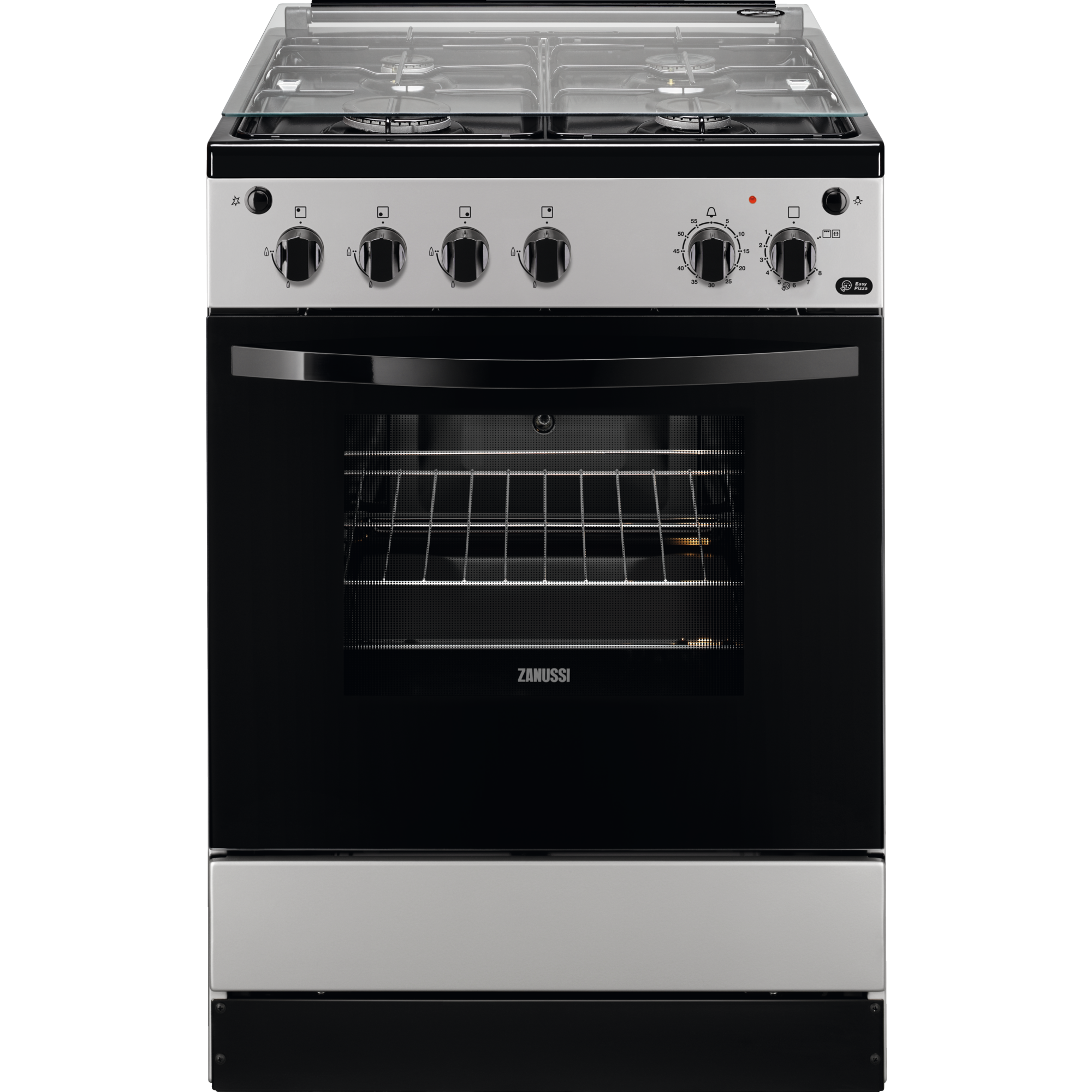 Aragaz pe gaz ZCG612K1SA cataliza Argintiu 889x600x600